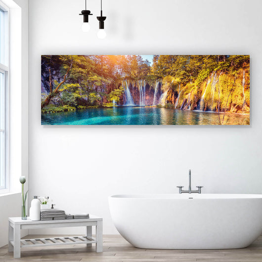 Poster Paradiesische Bucht Panorama