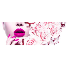 Lade das Bild in den Galerie-Viewer, Leinwandbild Pink Lipstick Panorama
