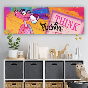 Poster Pinker Panther Abstrakt Panorama