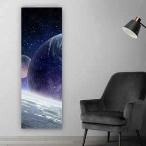 Poster Planet Pluto Panorama Hoch