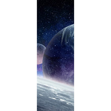 Lade das Bild in den Galerie-Viewer, Leinwandbild Planet Pluto Panorama Hoch
