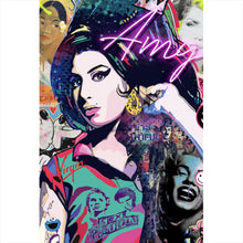 Lade das Bild in den Galerie-Viewer, Spannrahmenbild Pop Art Amy Hochformat
