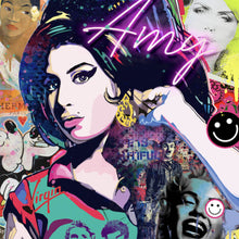 Lade das Bild in den Galerie-Viewer, Poster Pop Art Amy Quadrat
