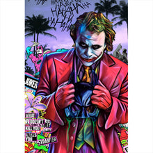 Lade das Bild in den Galerie-Viewer, Spannrahmenbild Pop Art Joker Hochformat
