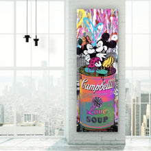 Lade das Bild in den Galerie-Viewer, Poster Pop Art Micky Love No.2 Panorama Hoch
