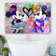 Lade das Bild in den Galerie-Viewer, Poster Pop Art Micky Love No.3 Querformat
