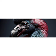 Lade das Bild in den Galerie-Viewer, Aluminiumbild Portrait eines majestätischen Vogels Digital Art Panorama
