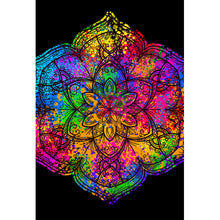 Lade das Bild in den Galerie-Viewer, Acrylglasbild Psychedelisches Mandala Hochformat
