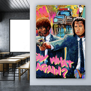 Poster Pulp King and Legend Pop Art Hochformat
