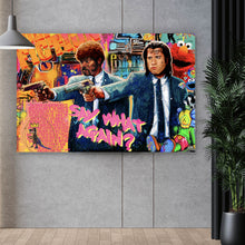 Lade das Bild in den Galerie-Viewer, Poster Pulp King and Legend Pop Art Querformat
