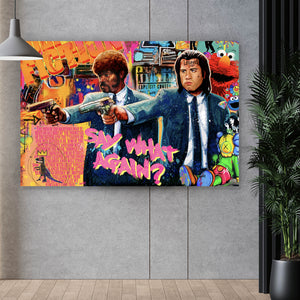 Poster Pulp King and Legend Pop Art Querformat