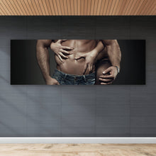 Lade das Bild in den Galerie-Viewer, Aluminiumbild Reizvolles Paar Panorama
