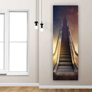 Acrylglasbild Rolltreppe zum Himmel Panorama Hoch
