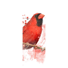 Lade das Bild in den Galerie-Viewer, Acrylglasbild Roter Kardinal Vogel Aquarell Panorama Hoch
