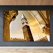 Lade das Bild in den Galerie-Viewer, Aluminiumbild San Marco Platz in Venedig Querformat
