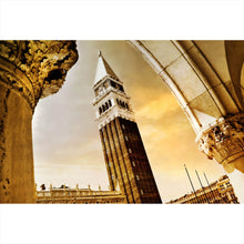 Lade das Bild in den Galerie-Viewer, Poster San Marco Platz in Venedig Querformat
