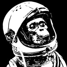 Lade das Bild in den Galerie-Viewer, Poster Affe im Weltraum Quadrat
