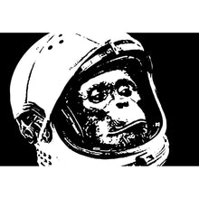 Lade das Bild in den Galerie-Viewer, Poster Affe im Weltraum Querformat
