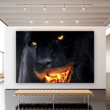 Lade das Bild in den Galerie-Viewer, Poster Schwarzer Panther Lava Querformat
