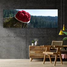 Lade das Bild in den Galerie-Viewer, Aluminiumbild gebürstet Schwarzwaldhut Panorama
