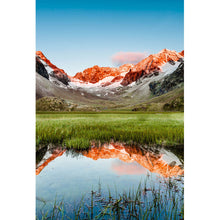 Lade das Bild in den Galerie-Viewer, Aluminiumbild See in den Alpen Österreich Hochformat
