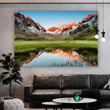 Lade das Bild in den Galerie-Viewer, Leinwandbild See in den Alpen Österreich Querformat
