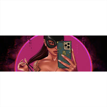 Lade das Bild in den Galerie-Viewer, Leinwandbild Selfie Girl Digital Art Panorama
