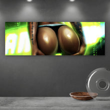 Lade das Bild in den Galerie-Viewer, Aluminiumbild gebürstet Sexy Ass Digital Art Panorama
