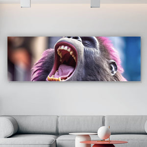 Poster Singender Gorilla Panorama