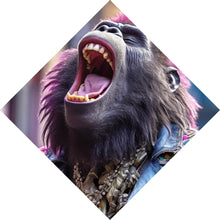 Lade das Bild in den Galerie-Viewer, Poster Singender Gorilla Raute
