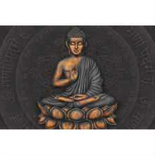 Lade das Bild in den Galerie-Viewer, Acrylglasbild Sitzender Buddha Querformat
