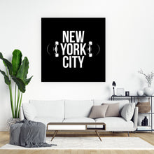 Lade das Bild in den Galerie-Viewer, Poster Skateboard New York City Quadrat
