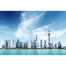 Lade das Bild in den Galerie-Viewer, Poster Skyline von Shanghai Querformat
