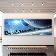 Lade das Bild in den Galerie-Viewer, Aluminiumbild Sonnensystem Panorama

