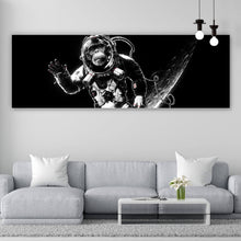 Lade das Bild in den Galerie-Viewer, Aluminiumbild Space Monkey Panorama
