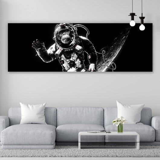 Aluminiumbild Space Monkey Panorama