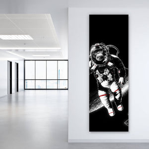 Aluminiumbild Space Monkey Panorama Hoch