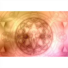 Lade das Bild in den Galerie-Viewer, Spannrahmenbild Spirituelles Mandala Querformat
