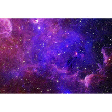 Lade das Bild in den Galerie-Viewer, Leinwandbild Sternen Galaxie Querformat
