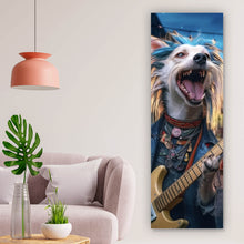 Lade das Bild in den Galerie-Viewer, Poster Straßenhunde Duo mit Gitarre Panorama Hoch
