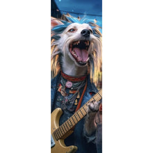 Lade das Bild in den Galerie-Viewer, Spannrahmenbild Straßenhunde Duo mit Gitarre Panorama Hoch
