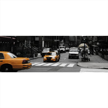 Lade das Bild in den Galerie-Viewer, Aluminiumbild Streetlife Manhattan Panorama
