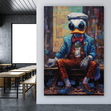 Lade das Bild in den Galerie-Viewer, Aluminiumbild Stylischer Donald Digital Art Hochformat

