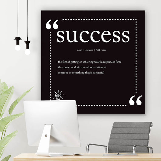 Poster Success Quadrat