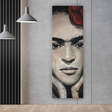 Lade das Bild in den Galerie-Viewer, Poster Südländische Frida Zeichenstil Panorama Hoch
