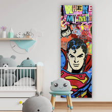 Lade das Bild in den Galerie-Viewer, Poster Superheld Pop Art Comic Panorama Hoch
