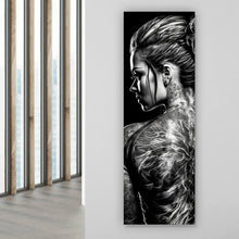 Lade das Bild in den Galerie-Viewer, Acrylglasbild Tattoo Schönheit Digital Art Panorama Hoch
