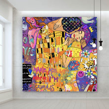 Lade das Bild in den Galerie-Viewer, Leinwandbild The Maiden Pop Art Quadrat
