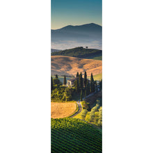 Lade das Bild in den Galerie-Viewer, Poster Toskana mit sanften Hügeln Panorama Hoch
