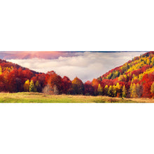 Lade das Bild in den Galerie-Viewer, Aluminiumbild Traumhafte Herbstlandschaft Panorama
